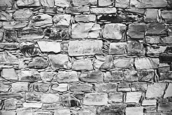 Stone Wall Made Cobblestones Bricks Form Texture Background Picture — Stock Photo, Image