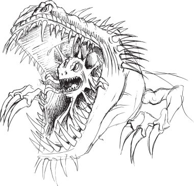 Uzaylı parazit kroki