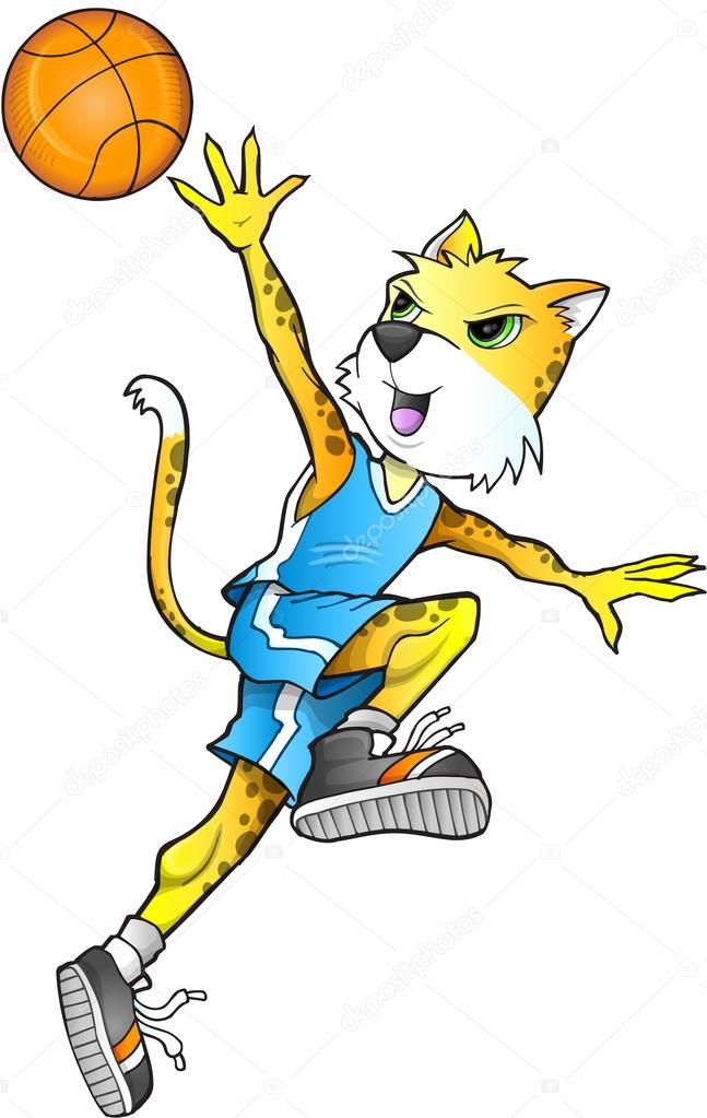 Leopard Basketball player
