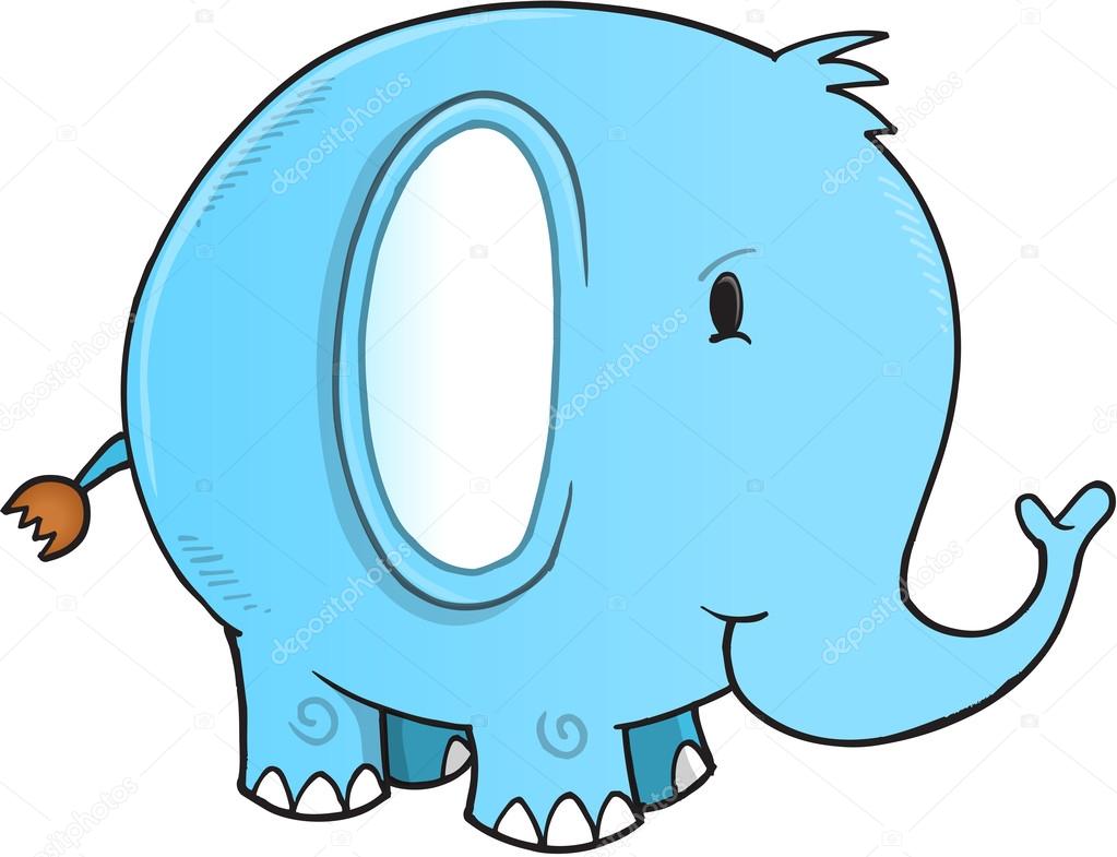 Cute Elephant Illustration