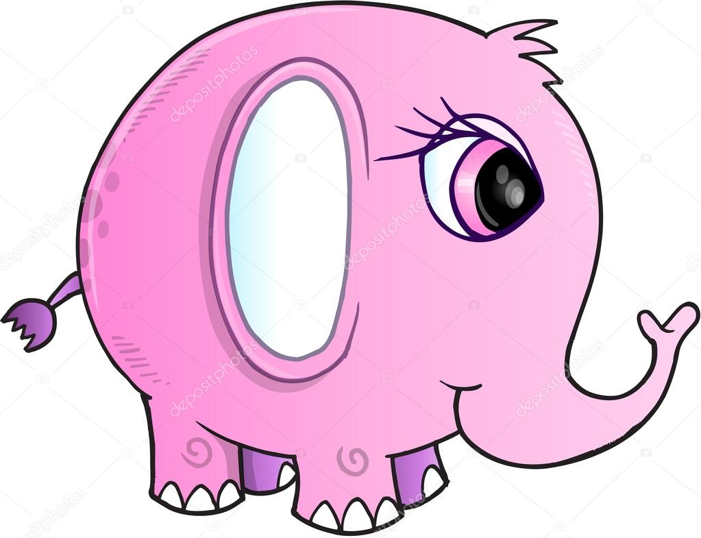 Cute Elephant Illustration