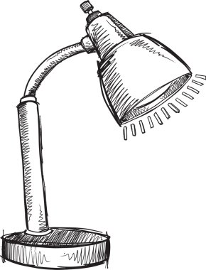 Doodle kroki lamba vektör çizim sanat