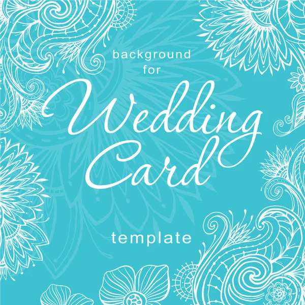 Abstraktes Floral Ornament Element Für Design Hochzeitseinladung Oder Grußkarte — Stockvektor
