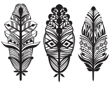 etnik kabile tüyler kümesi