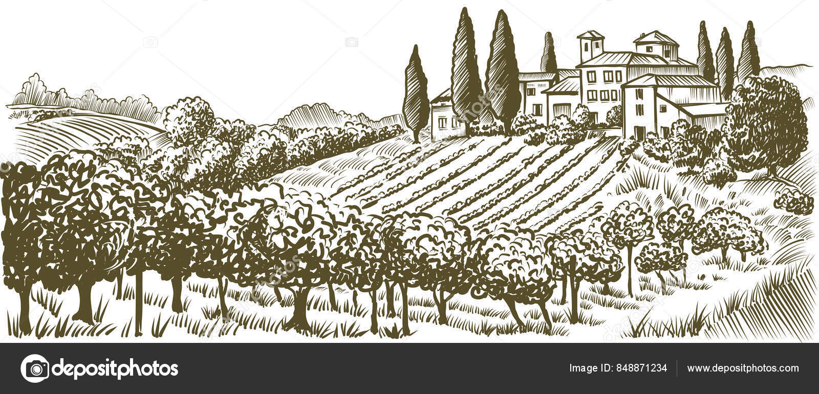 Mediterranean engraving Imágenes Vectoriales, Gráfico Vectorial de  Mediterranean engraving - Página 5 | DepositPhotos, image size:1600x771