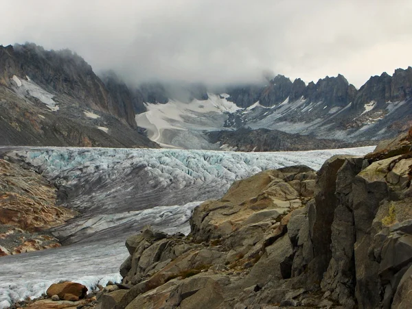 アレッチ氷河、スイス — ストック写真