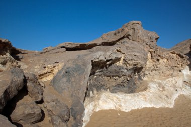 Kristal dağ Farafra oasis yakınındaki