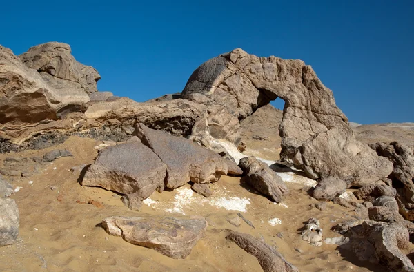 Montagne de cristal près de l'oasis de Farafra — Photo