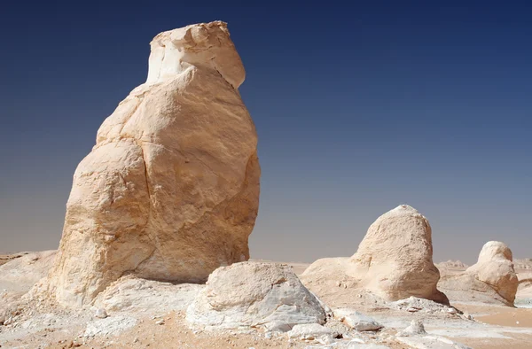 Formação de pedra de areia no deserto branco — Fotografia de Stock