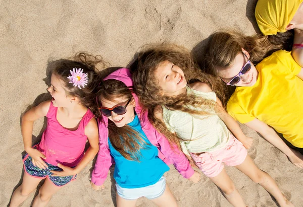 Children having fun at the Beach — Stock Photo, Image