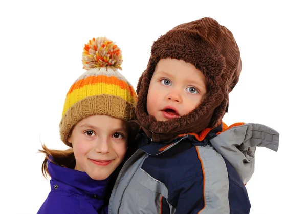 Zwei entzückende Kinder — Stockfoto