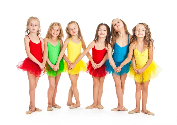 Funny little ballet dancers — Stock Photo, Image