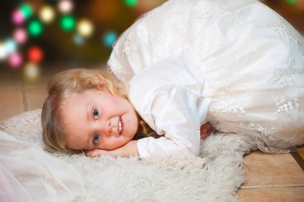 Natale bambina — Foto Stock