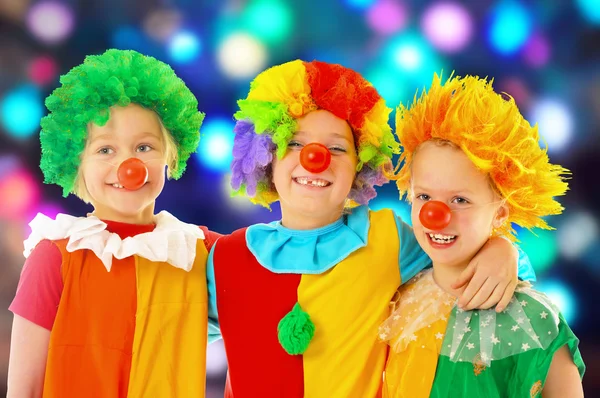 Смішні клоуни — стокове фото