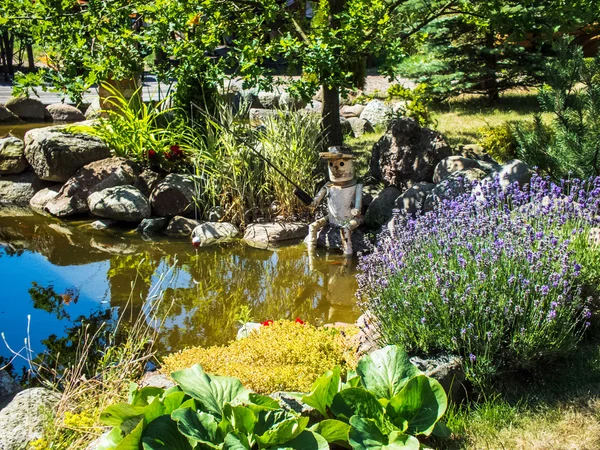 Gartenteich — Stockfoto