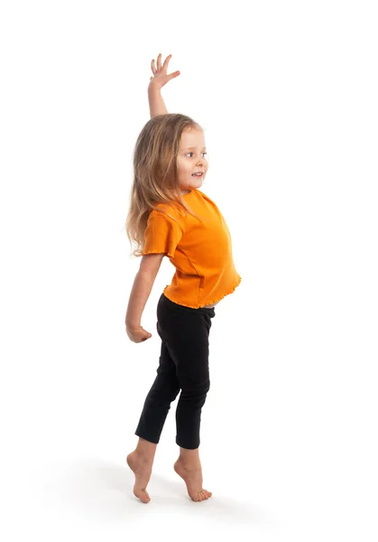 Niedliche kleine Ballerina — Stockfoto