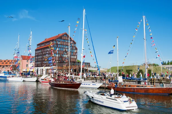 Klaipeda, Litauen segling regatta — Stockfoto