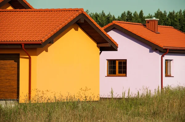 Casas coloridas — Fotografia de Stock