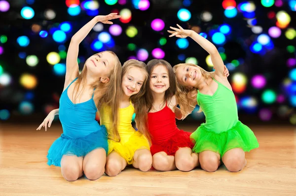 Happy little ballerinas — Stock Photo, Image