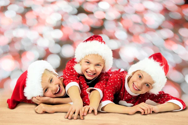 Christmas Happy funny children — Stock Photo, Image