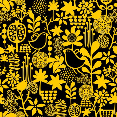 tatlı kuşlar ile Seamless Modeli.