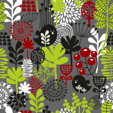 güzel seamless modeli ile şirin kuşları.