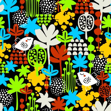 Gece kuşları ile Seamless Modeli.