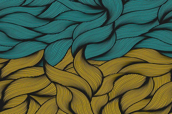 Ukrayna bayrağı desen, vintage tarzı.