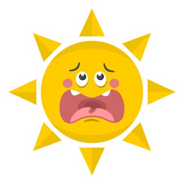 Hayal kırıklığına güneş çizgi film