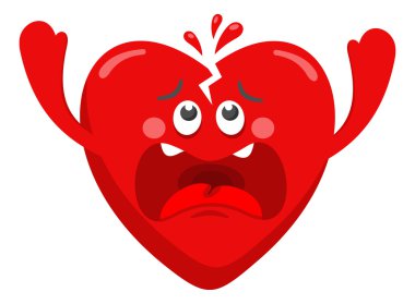 Kalp işareti illüstrasyon.