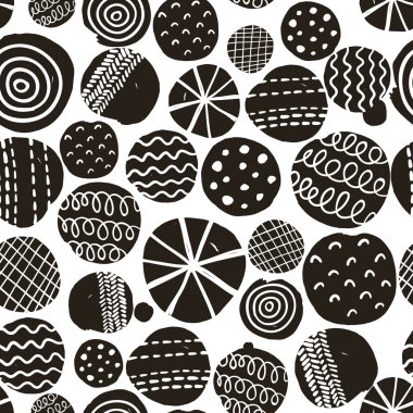 Siyah ve beyaz kusursuz desen