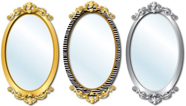 Elegant Mirrors — Stockvector