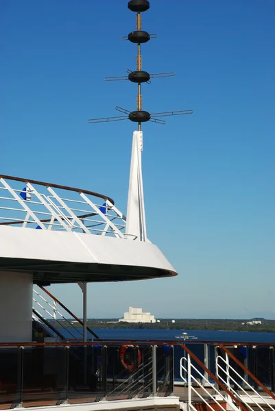 Communicatie op schip — Stockfoto