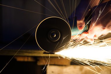 metal çelik boru zımpara kapatın