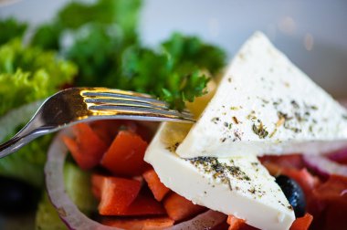 Taze Yunan salatası