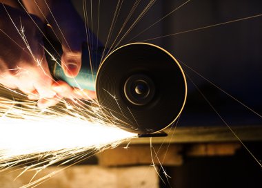 metal çelik boru taşlama