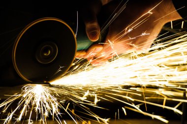 metal çelik boru taşlama