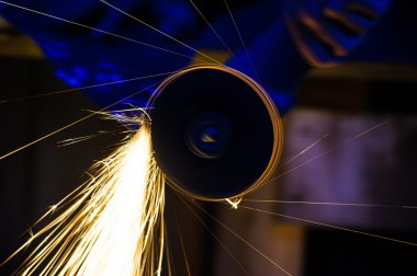metal çelik boru taşlama