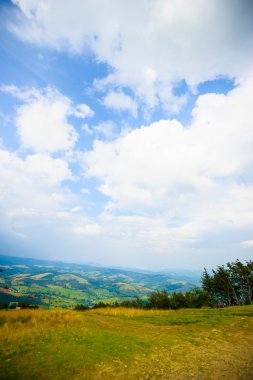 dağlarda yaz. Karpat, Ukrayna, Europe.