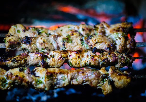 Fatias suculentas de carne — Fotografia de Stock