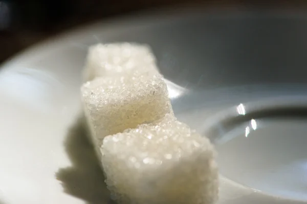 Refined sugar in closeup — Stock Photo, Image