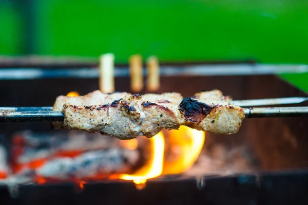 Saftige Scheiben Fleisch — Stockfoto