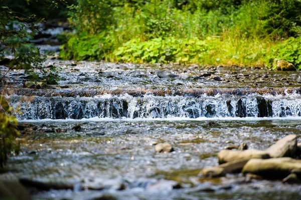 Ruhiger heller Wasserfall — Stockfoto