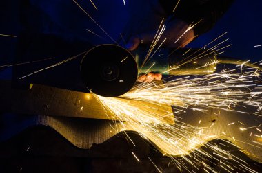 metal çelik boru zımpara kapatın