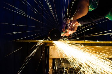 metal çelik boru zımpara kapatın