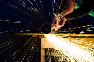 metal çelik boru zımpara kapatın