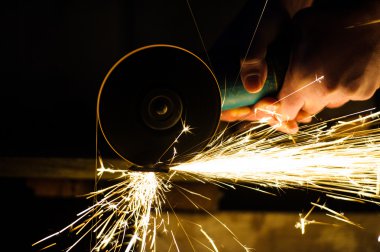 metal çelik boru zımpara kapatın