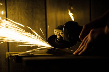 metal çelik boru zımpara kapatın