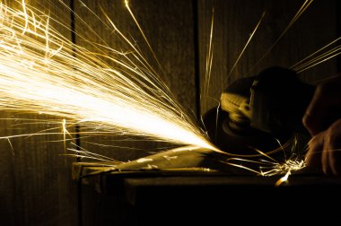 metal çelik boru zımpara kapatın