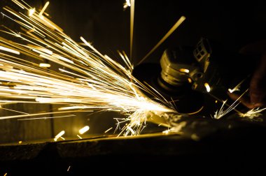 metal çelik boru zımpara kapatın